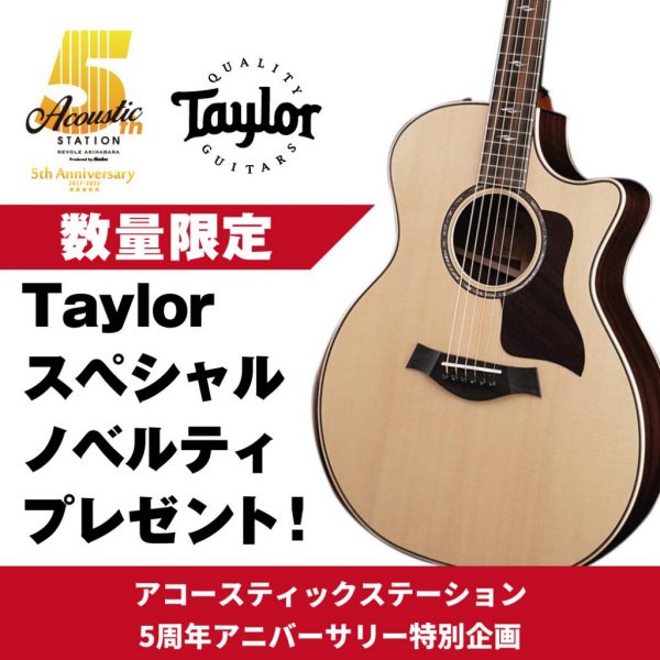 数量限定Taylorスペシャルノベルティプレゼント！ 【Acoustic Station 5th anniversary !】