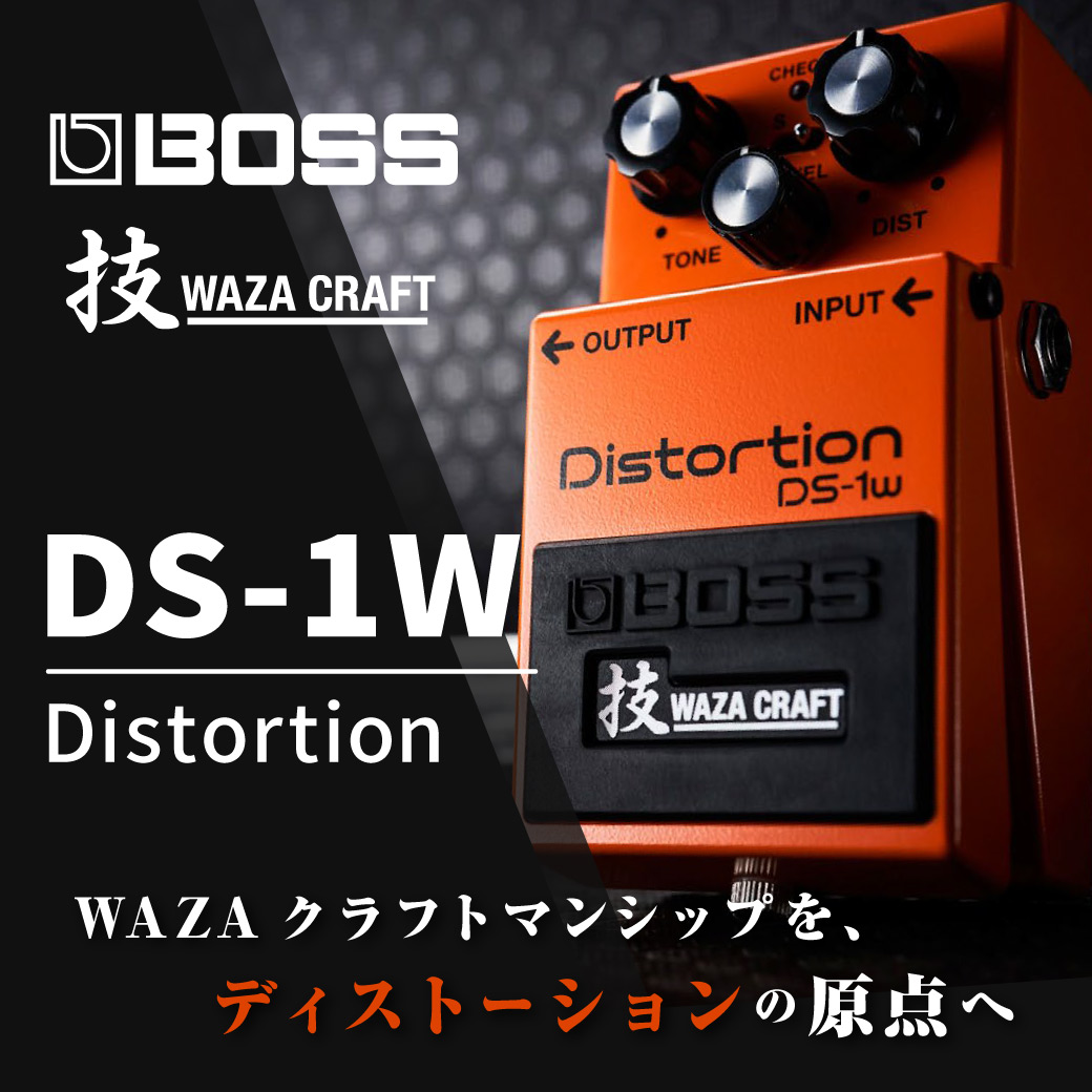 BOSSの“技クラフト・シリーズ”より、名機DS-1をベースに2つの