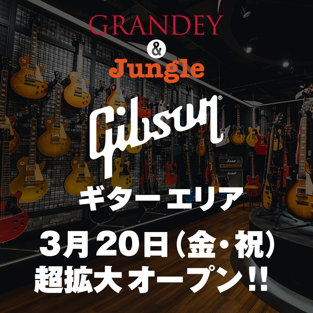 イケシブ（IKEBE SHIBUYA）グランディ＆ジャングル Gibson ギター