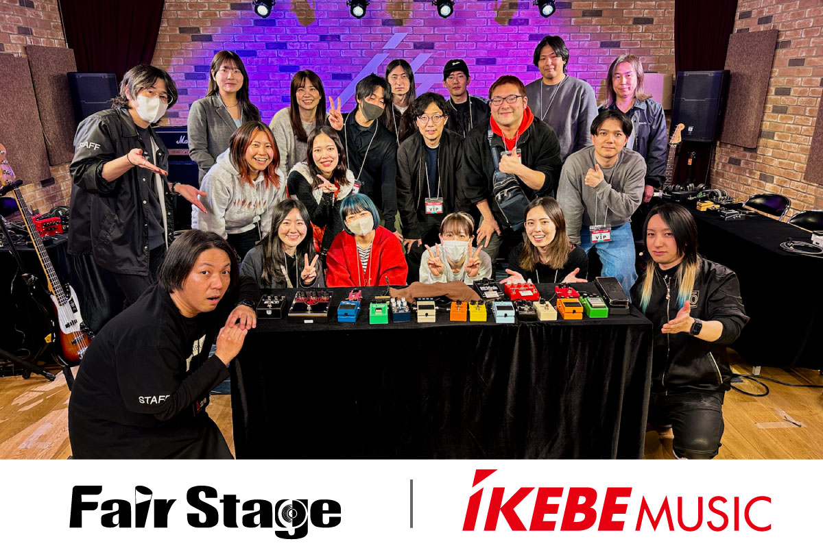 社会人向け音楽コミュニティ Fair Stageと池部楽器店が新たな協業を