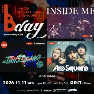 IKEBEベースの日 Special Live B-day 2026 supported by Black Smoker, D’Addario, Darkglass Electronics, Warwick