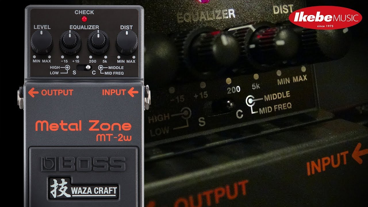 【池部楽器店】MT-2W Metal Zone [BOSS 技 WAZA CRAFT]
