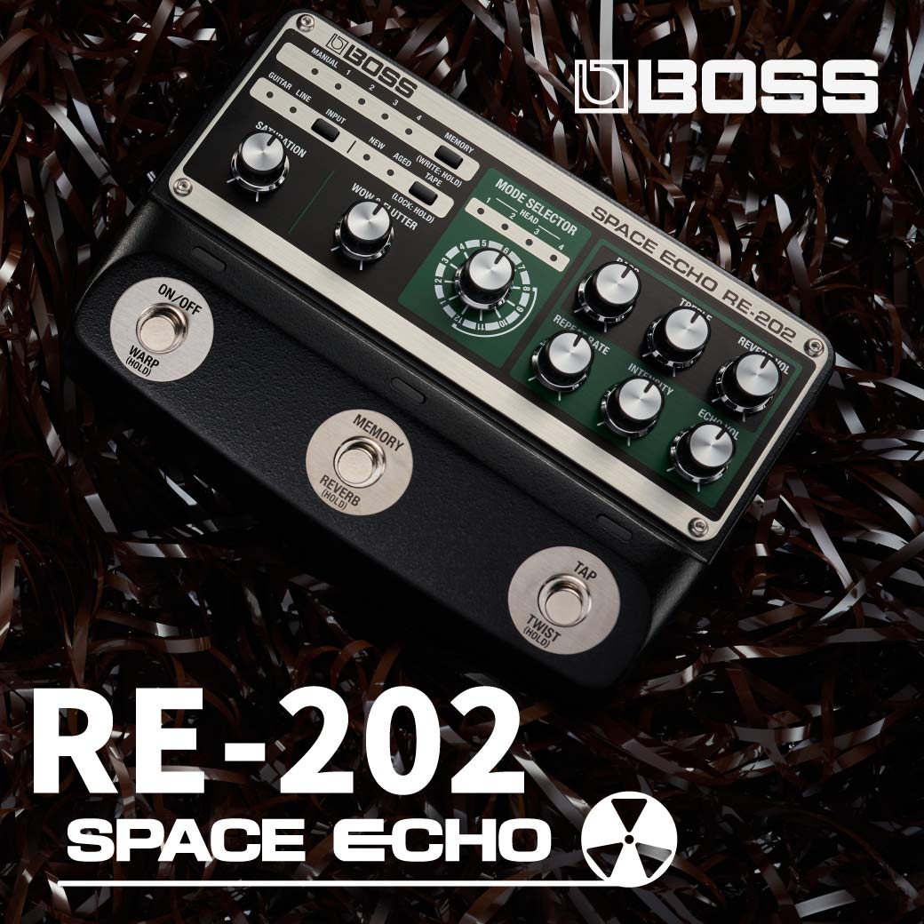 BOSS RE-202 [SPACE ECHO] ｜ イケベ楽器店