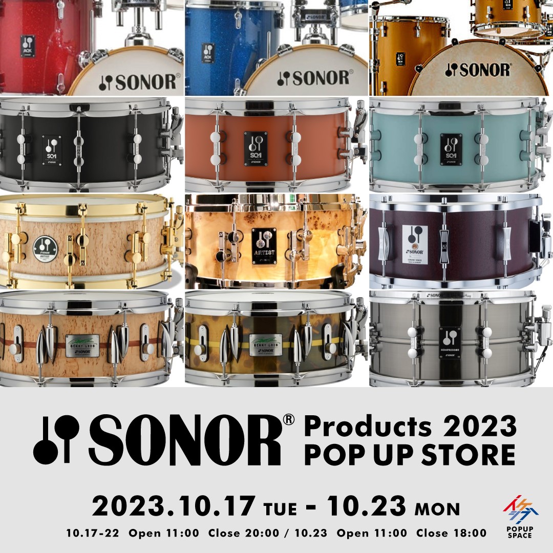 SONOR Products 2023 POP UP STORE