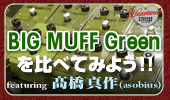 BIG MUFF Greenを比べてみよう featuring 髙橋真作（asobius）