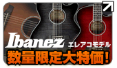 Ibanezエレアコモデル数量限定大特価！