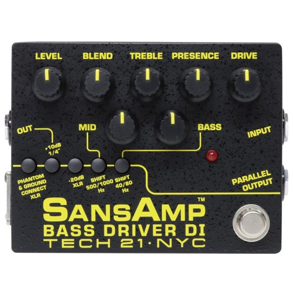 TECH21 SANSAMP BASS DRIVER DI V2