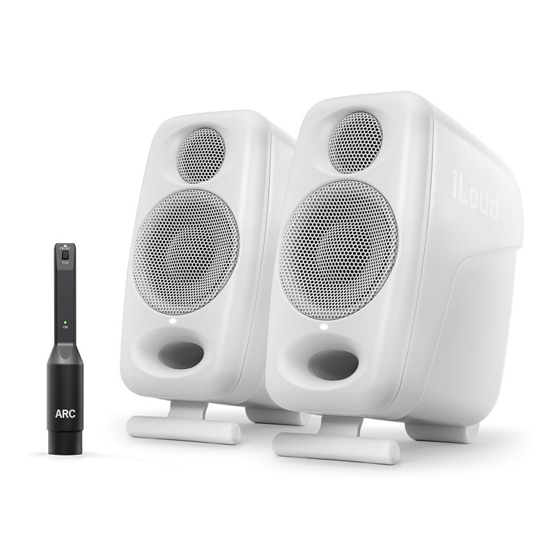 IK Multimedia モニタースピーカー iLoud Micro Monitor Pro White (ペア)(※ソフトウェア買取対象外/トランスファーライセンス解除ご負担)