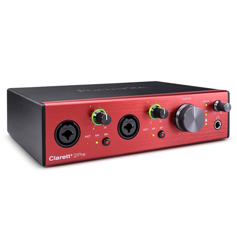 Focusrite オーディオインターフェイス Clarett+ 2 Pre USB