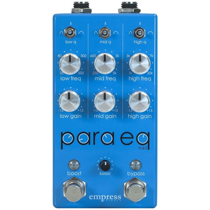 Empress Effects ParaEQ MKII Deluxe [EQ w/ Boost Pedal]