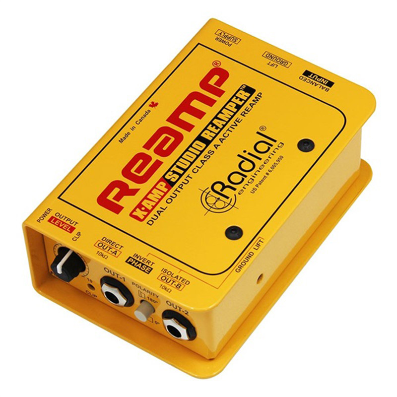 Radial アウトボード X-AMP （Yellow）