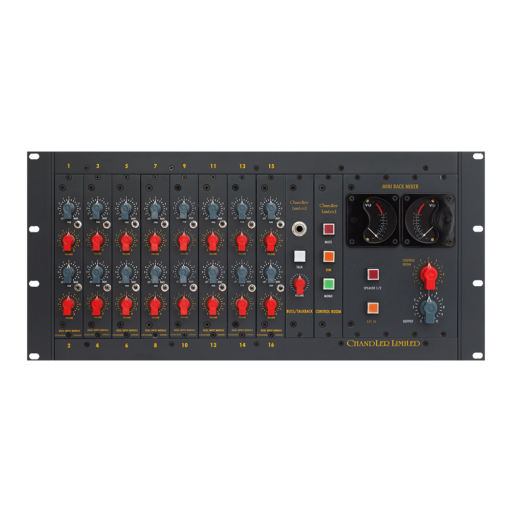 Chandler Limited ミキサー TG Mini Rack Mixer AbbeyRoad / EMI 16×2 Rack Mixer ｗ/PSU-2(専用電源)