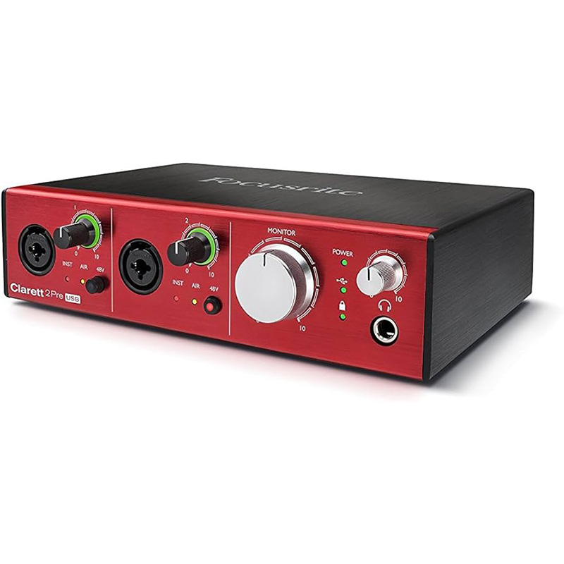 Focusrite オーディオインターフェイス Clarett 2Pre