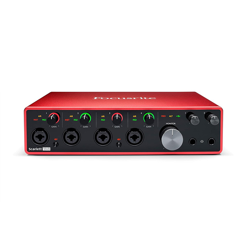 Focusrite オーディオインターフェイス Scarlett 18i8 3rd Gen