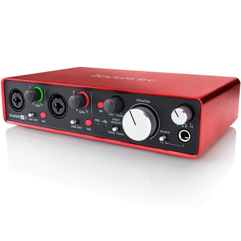 Focusrite オーディオインターフェイス Scarlett 2i4 G2