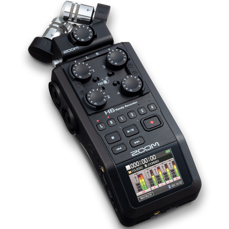 ZOOM ポータブルレコーダー H6 Black
