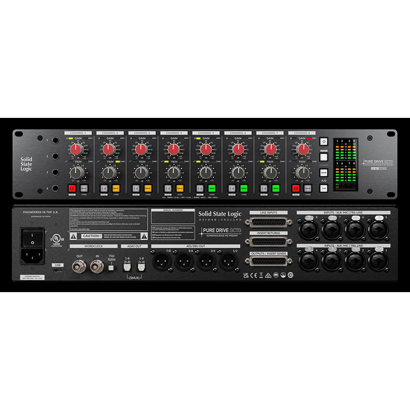 SSL(Solid State Logic) マイクプリアンプ Pure Drive Octo