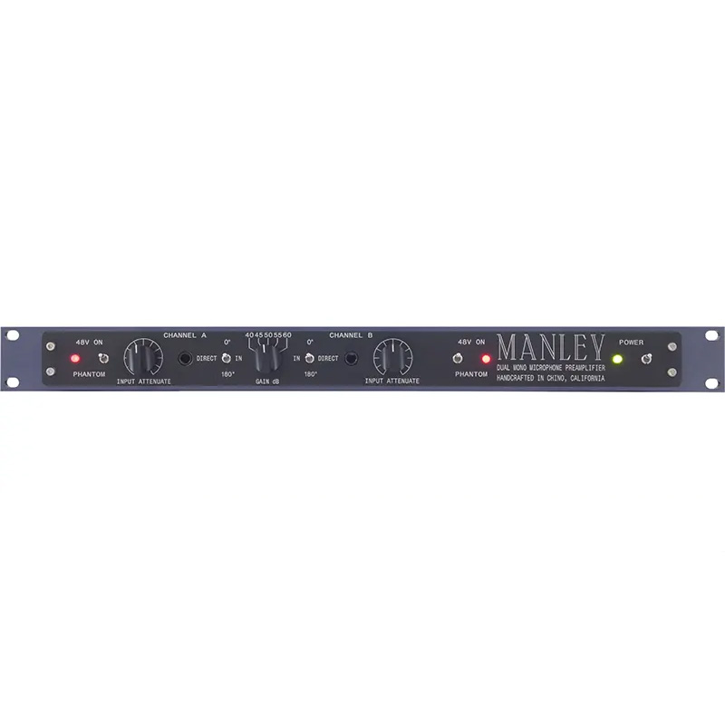 MANLEY マイクプリアンプ Dual Mono Microphone Preamplifier