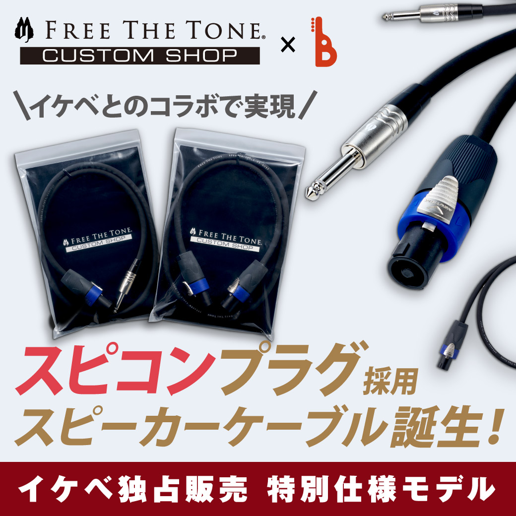 Free The Tone Custom Shopとのコラボで誕生した特別仕様「スピコンプラグ」モデルが登場！