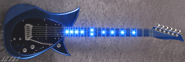 All Platinum Blue Wilkinson Sustainer '13 Limited Upgrade Blue/LED Mod Proto 