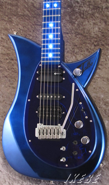 All Platinum Blue Wilkinson Sustainer '13 Limited Upgrade Blue/LED Mod Proto 